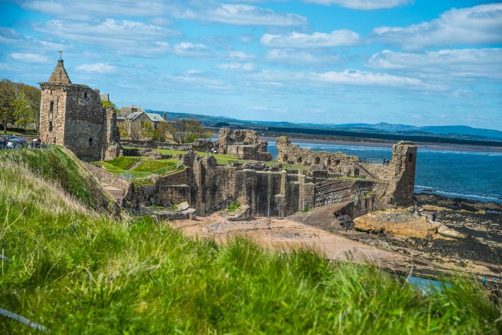 the St Andrews Castle ruin