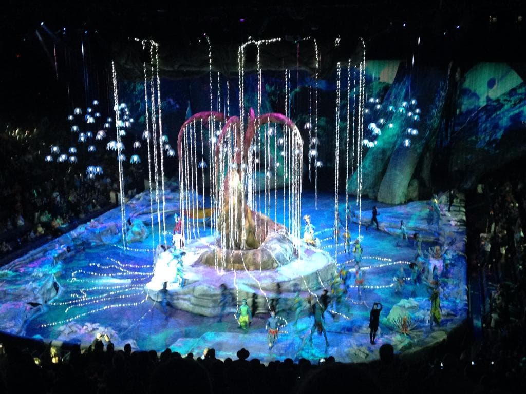 Final Scene of Cirque du Soleil Toruk at US Bank Arena