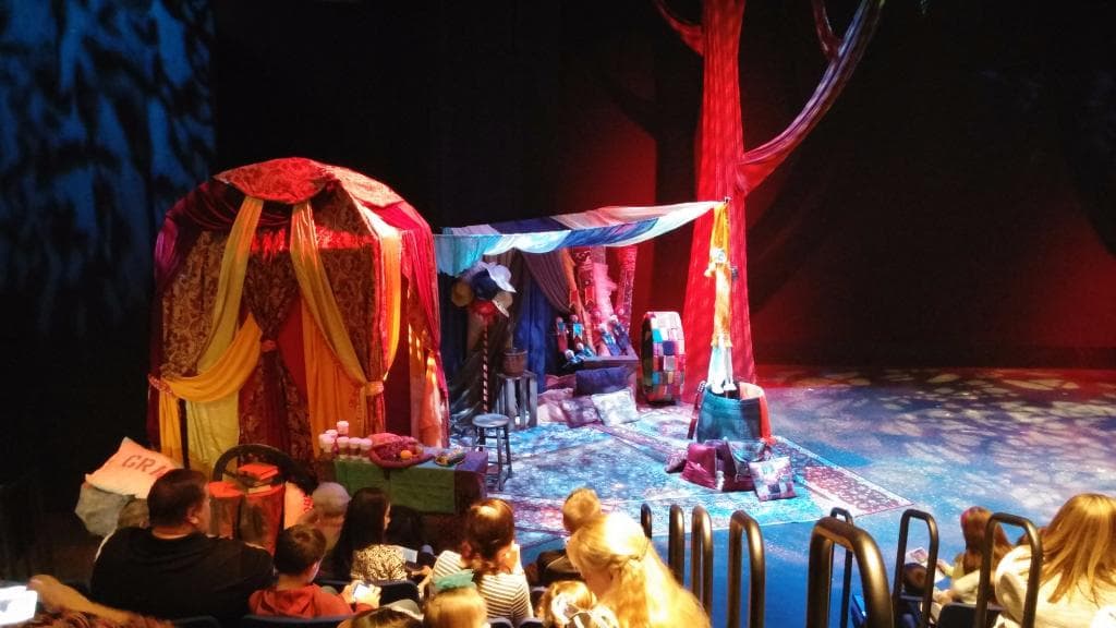 Part of the set when the children's company put on Aladdin.