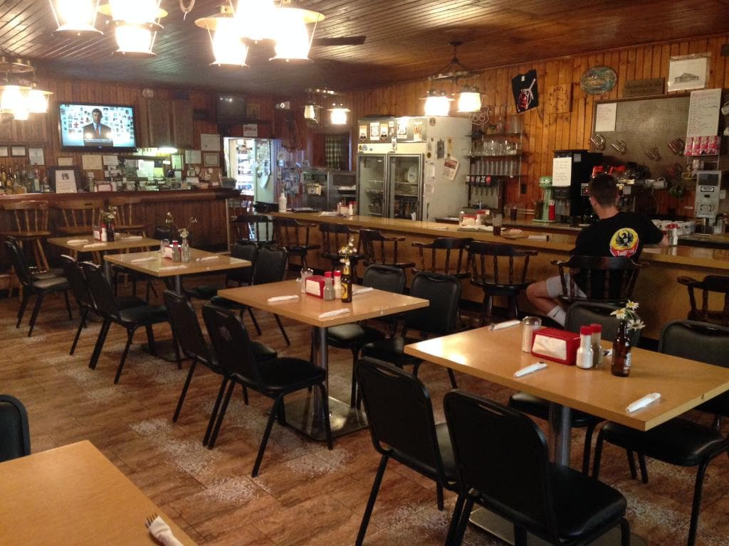 Inside of Old Log Cabin Inn