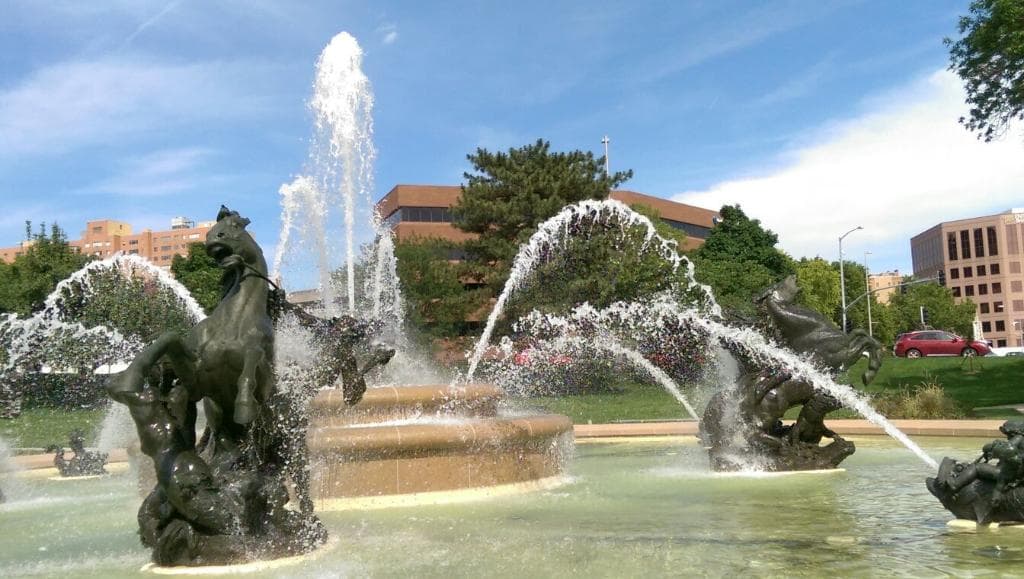 Mill Creek Park J.C. Nichols Fountain