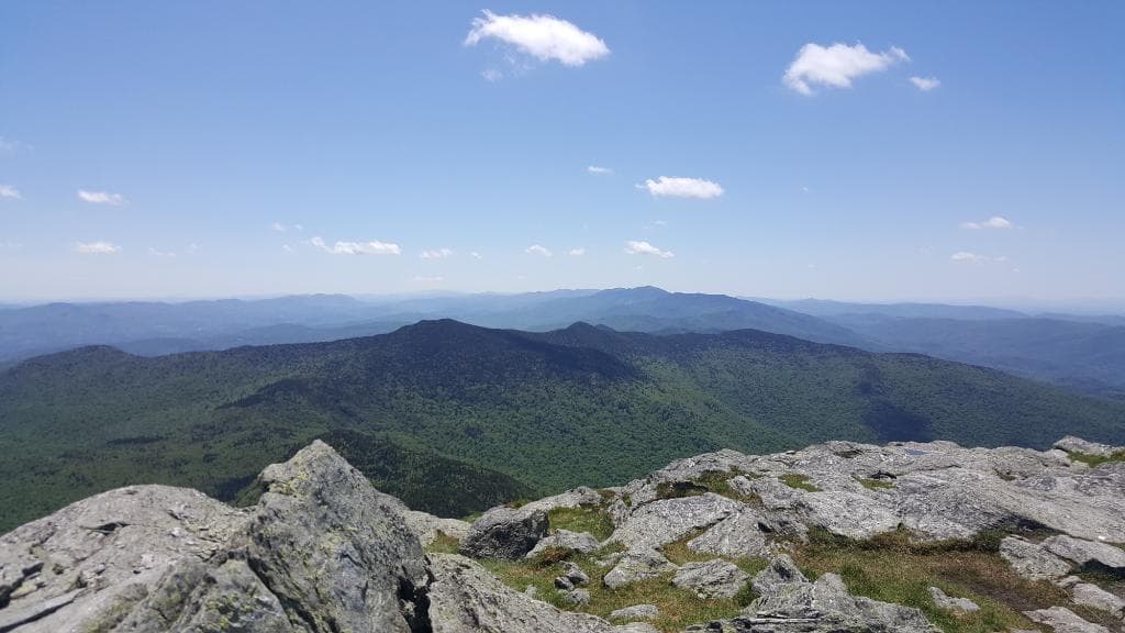 Looking out towards Sugarbush