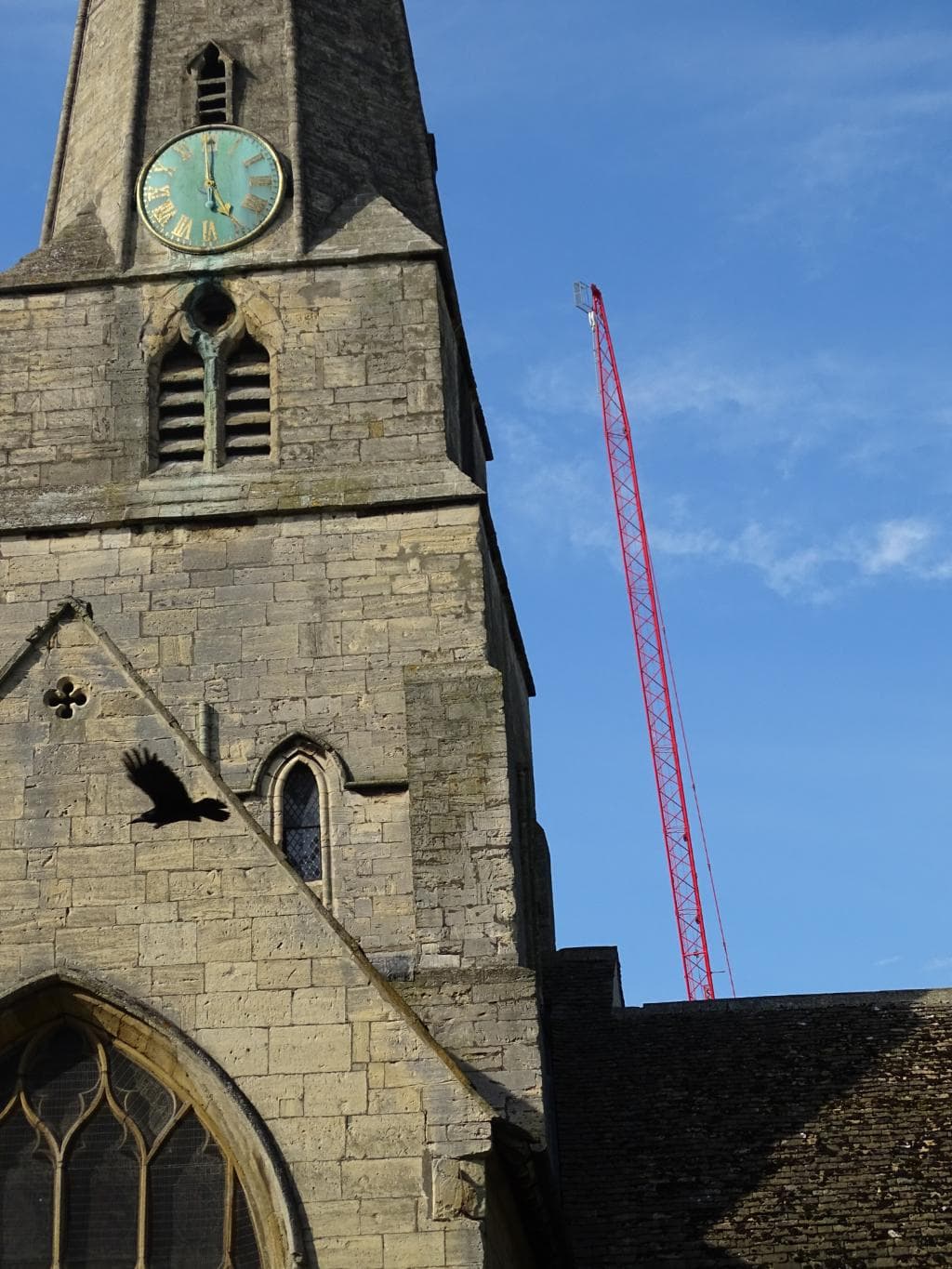 Tower of Cheltenham Minster.