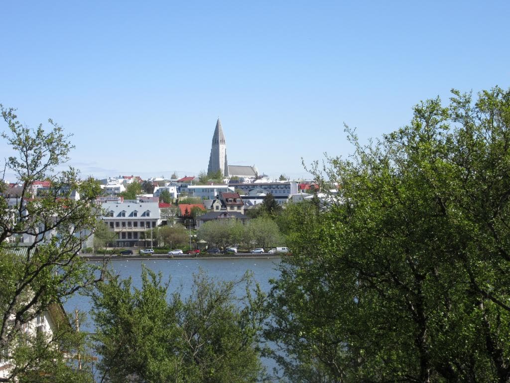 View from cemetery