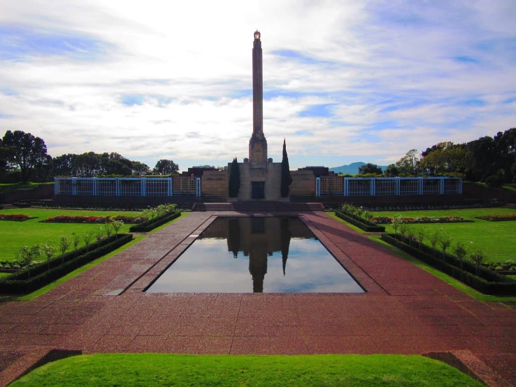 The view of the memorial.