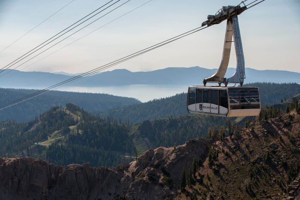 Take in 360 degree views of Lake Tahoe and the high Sierra from 8,200'