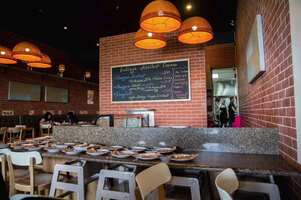 Casual and clean, great service, too.