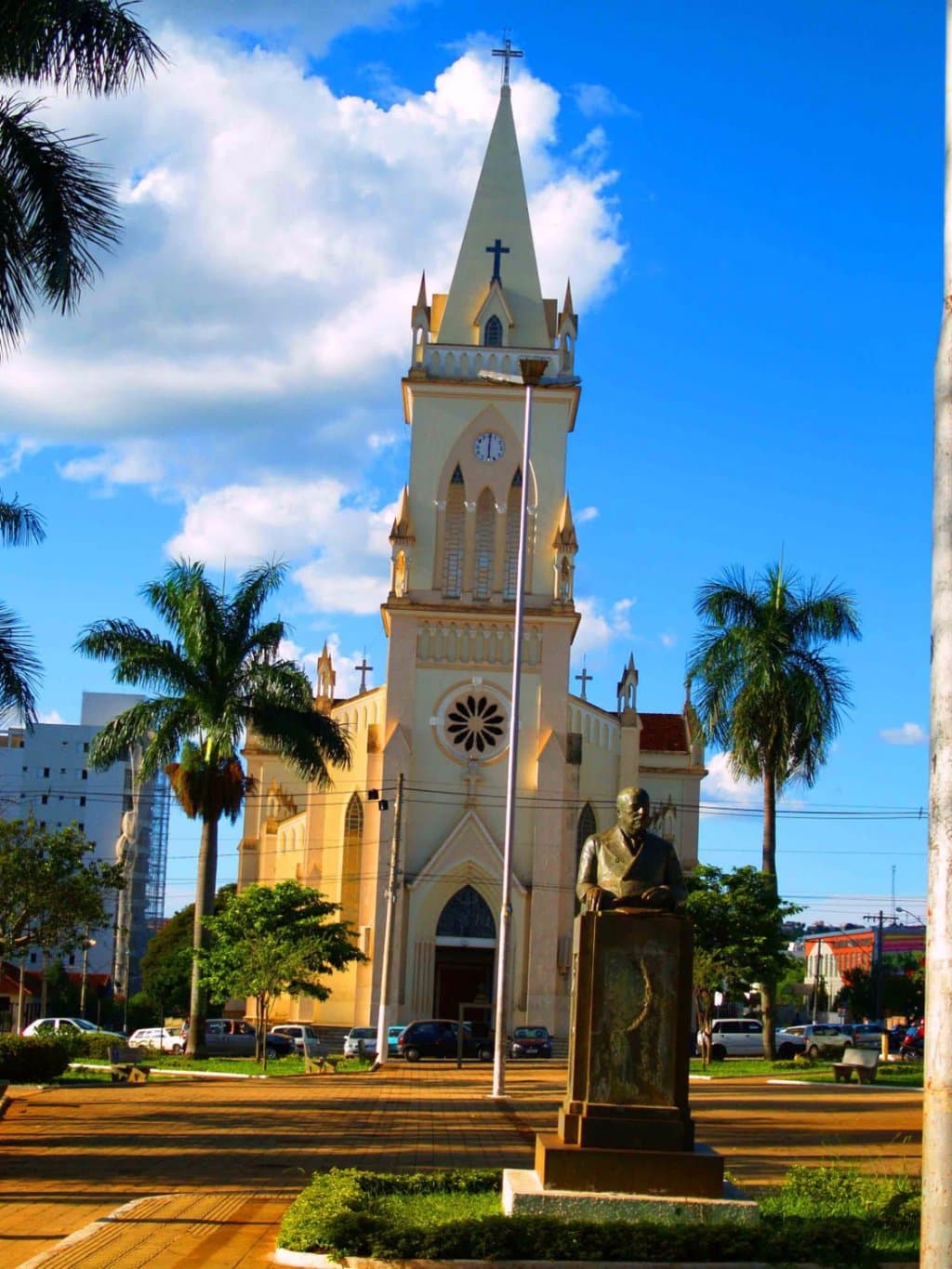 Vista depois da estatua