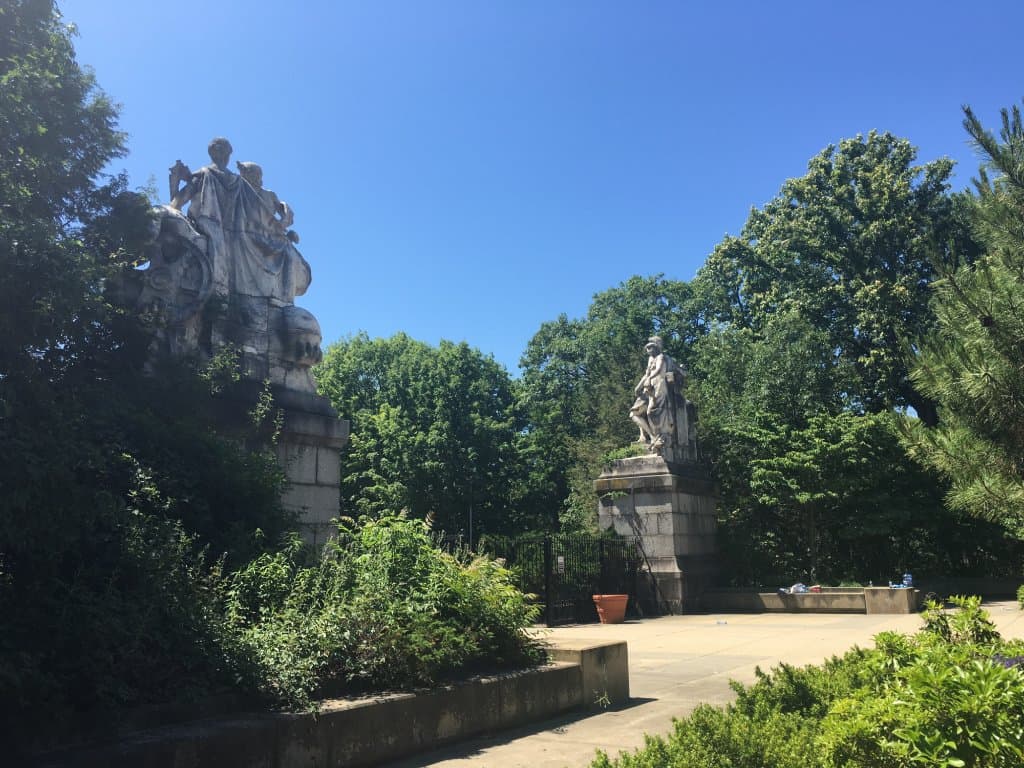 Franklin Park outside the zoo.