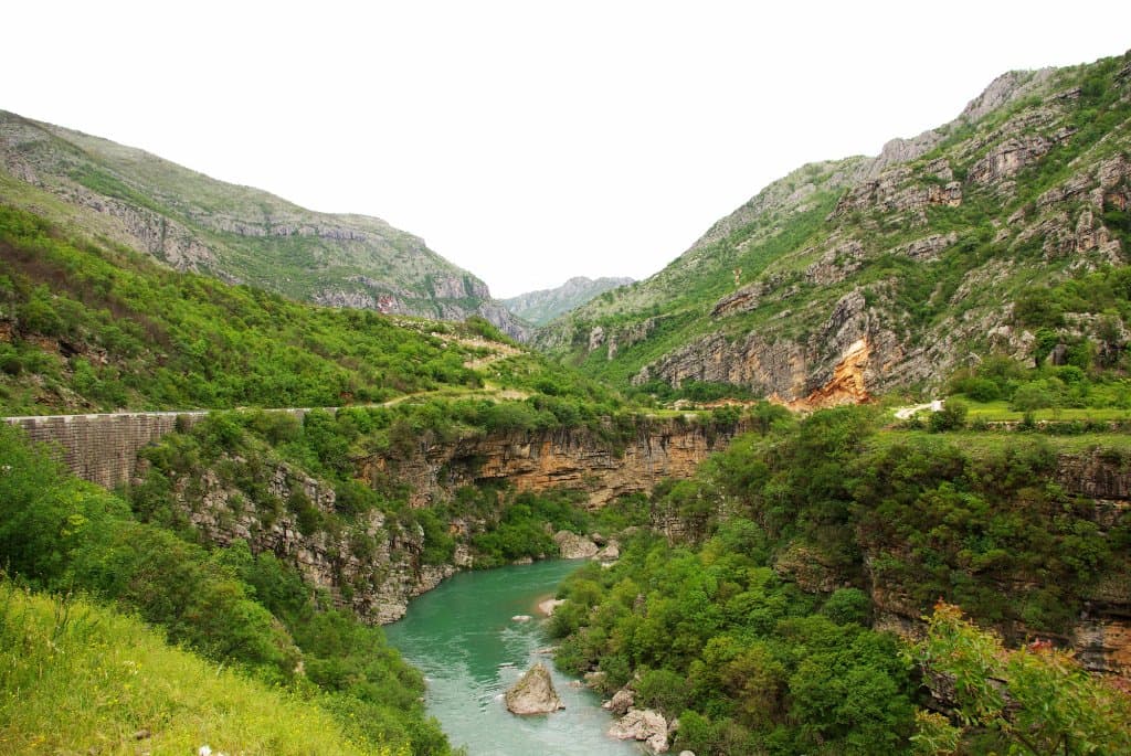 Kanion rzeki Moraca