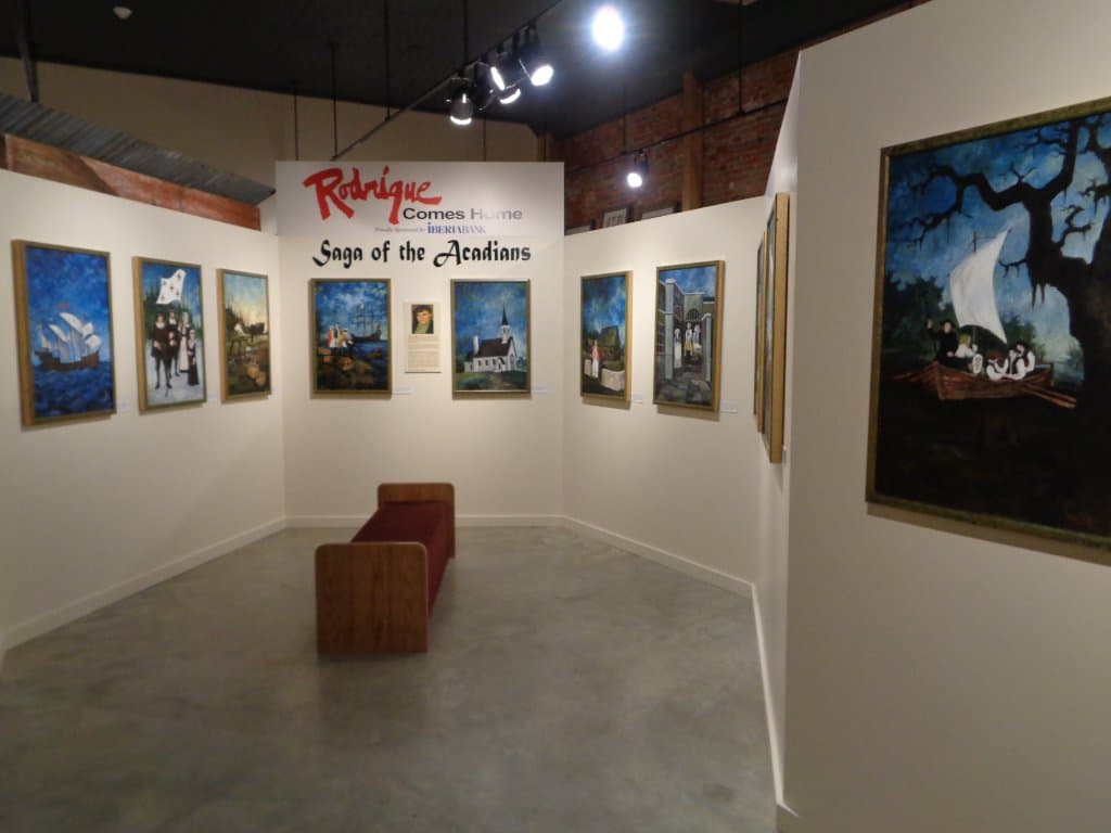 Rodrique "Saga of the Acadians" paintings display