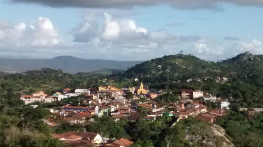 Vista do distrito de Serra Negra