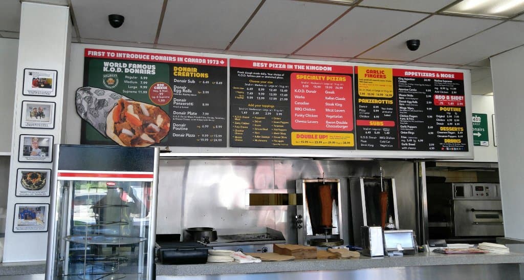 KOD menu