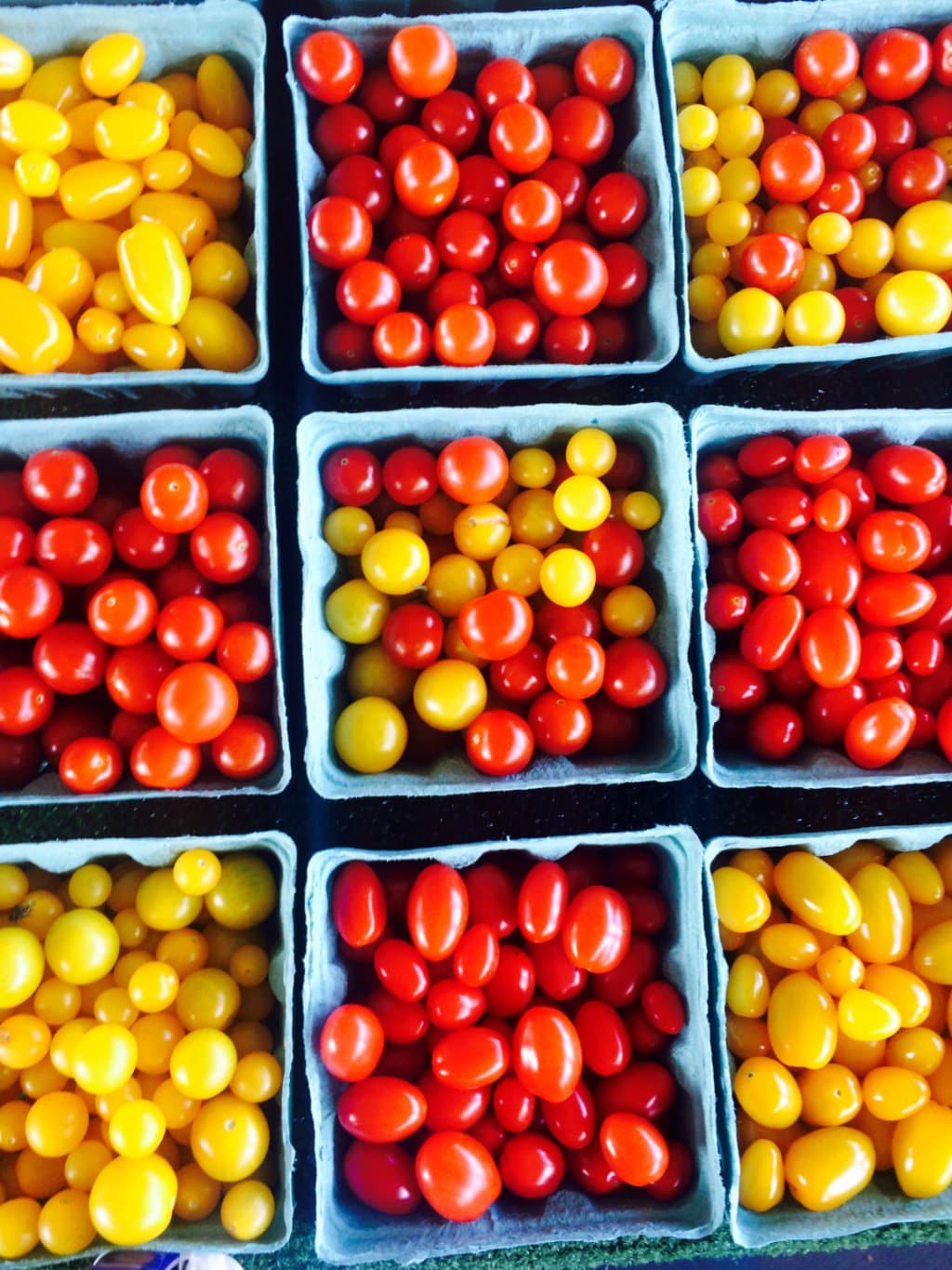 Cherry tomatoes, red and yellow!