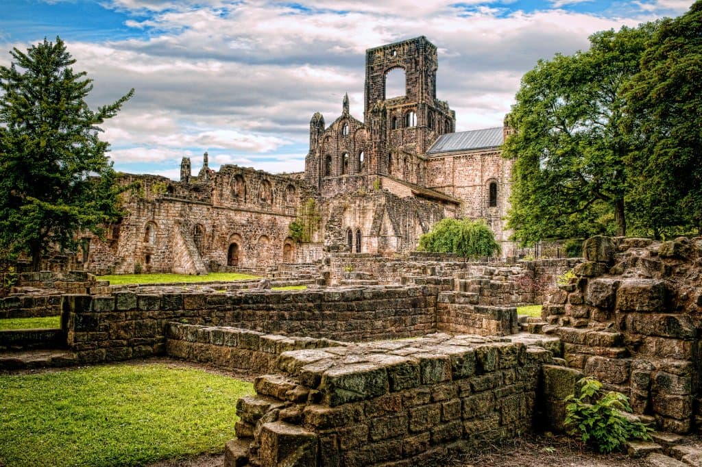 A view across the ruins