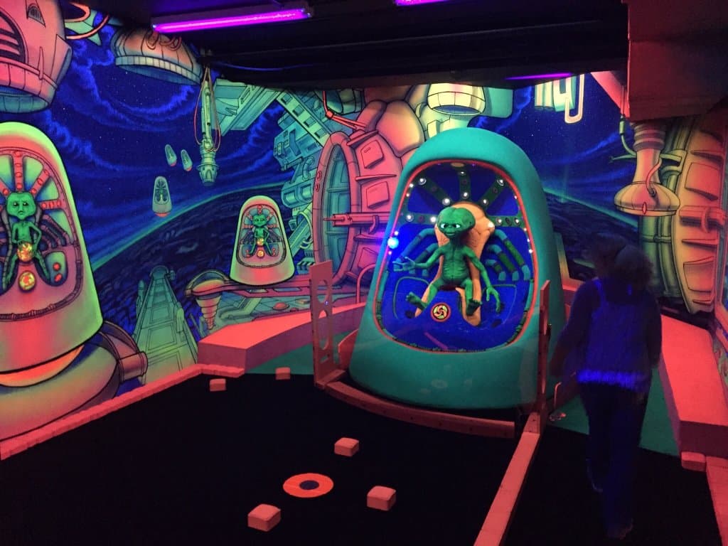 Alien Vacation Mini Golf Attraction