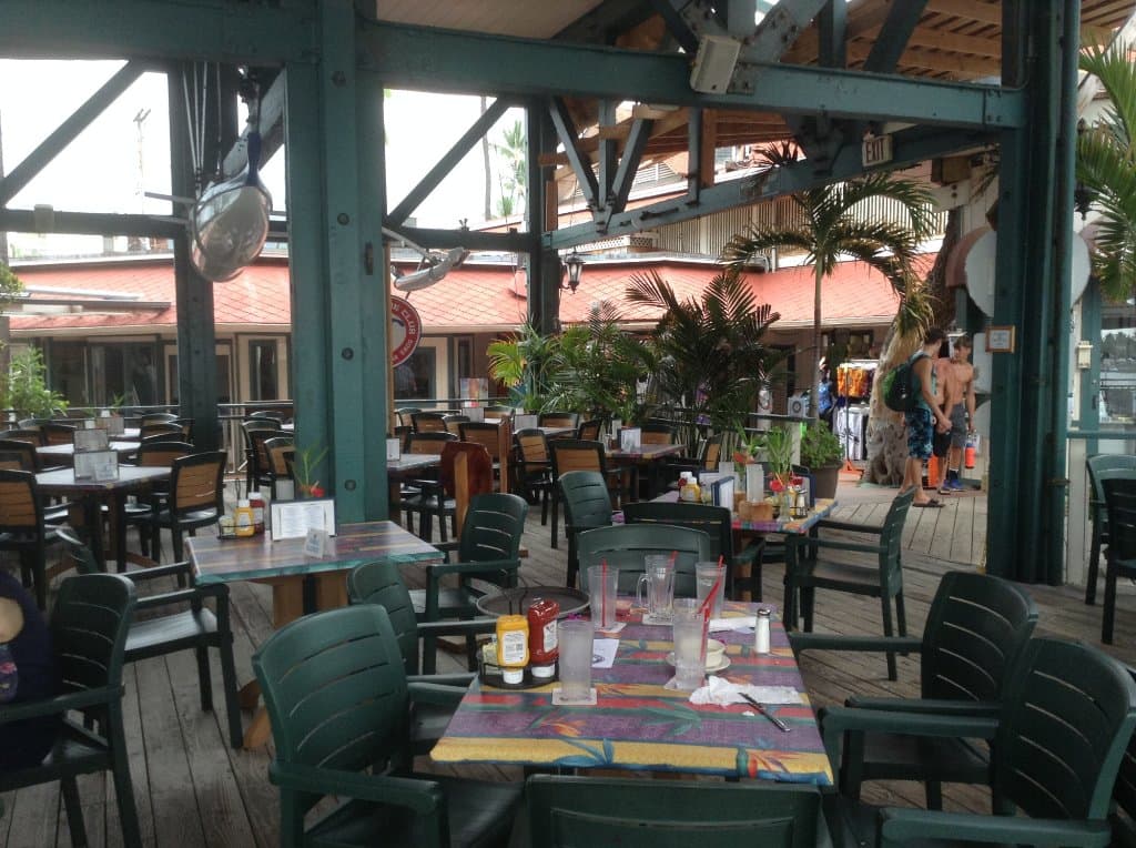 Inside the restaurant