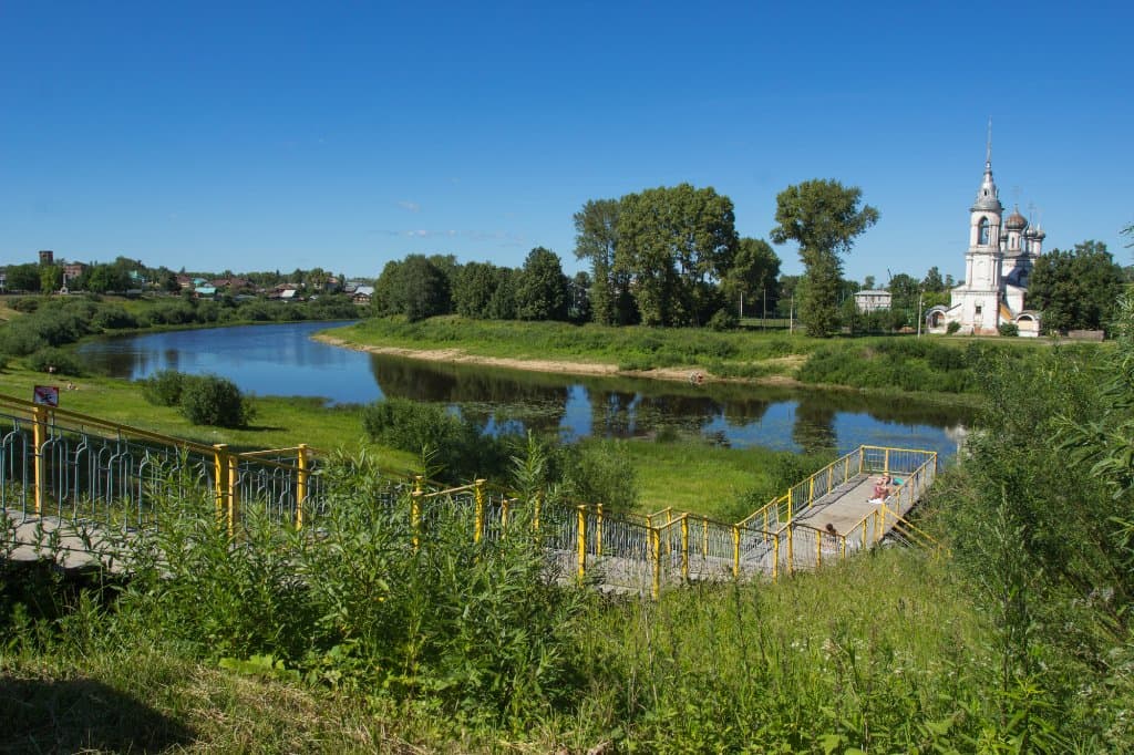 Вид с набережной.