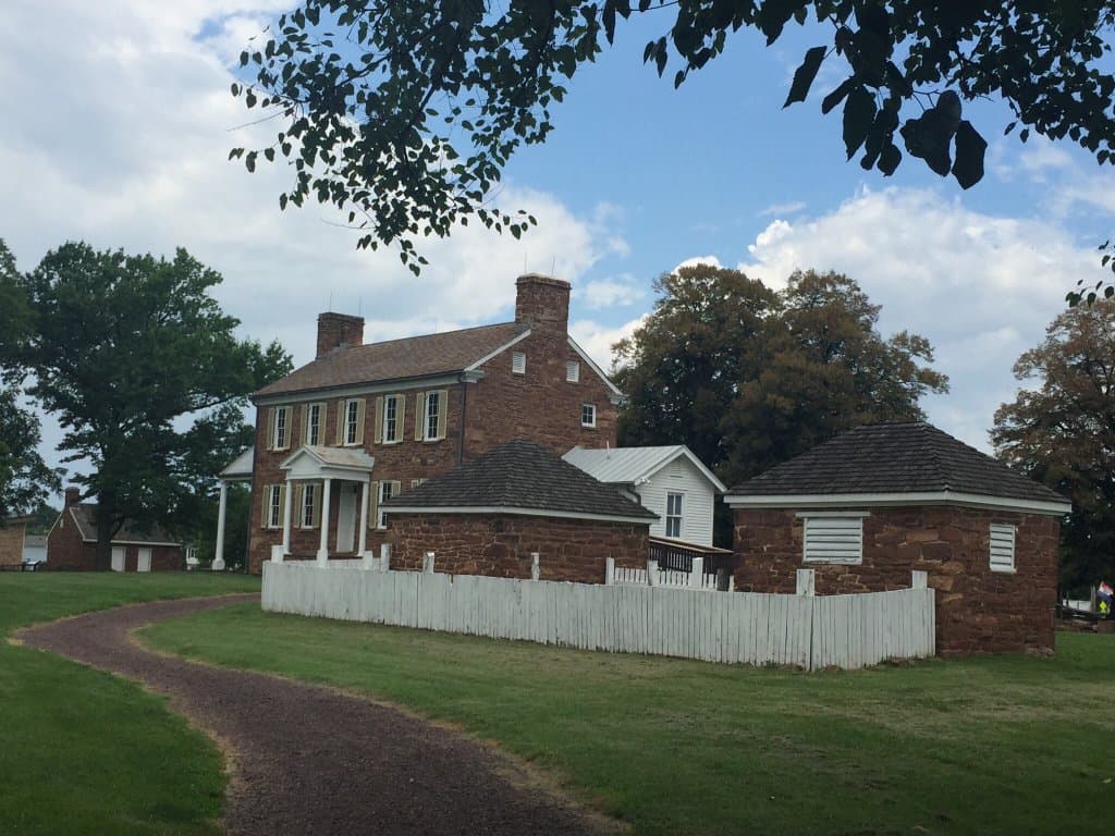 Photos of the House and Slave Quarters