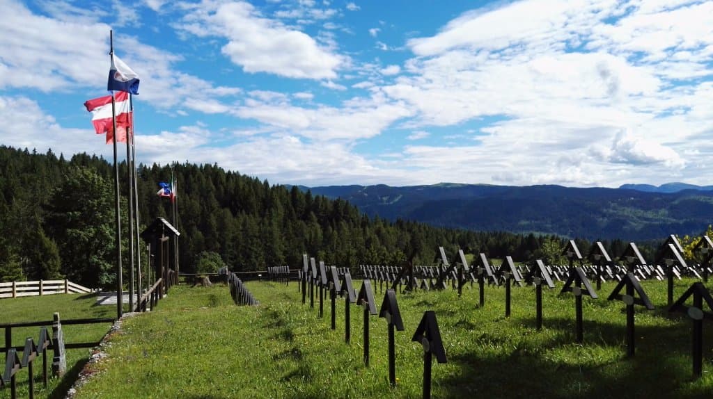 cimitero con la vista panoramica