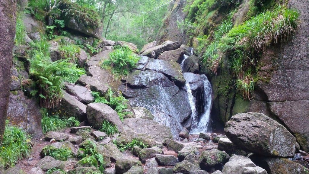 The waterfall