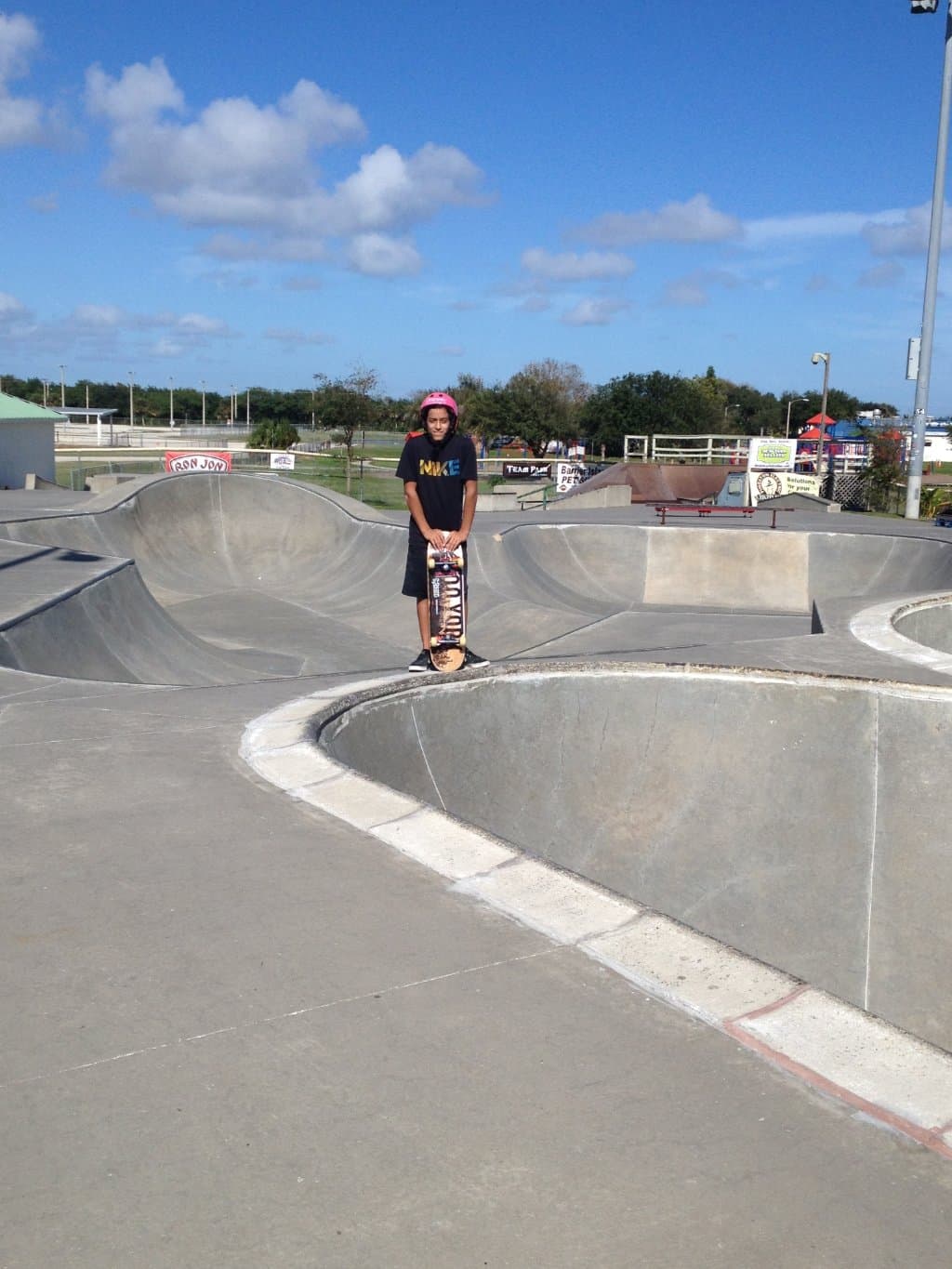 other side of the park