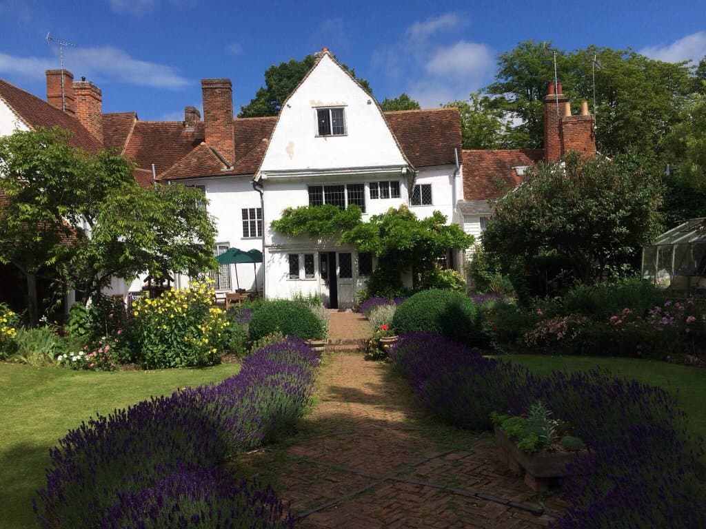 Beautiful day for tea on the patio.