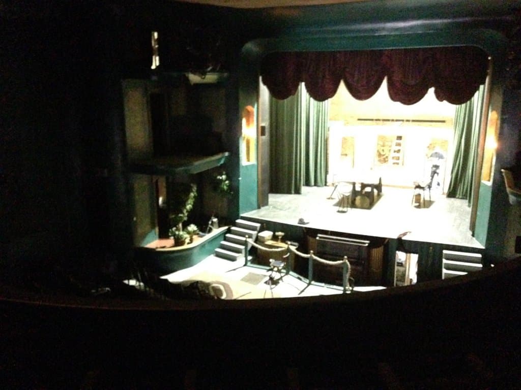 Stage from the balcony...