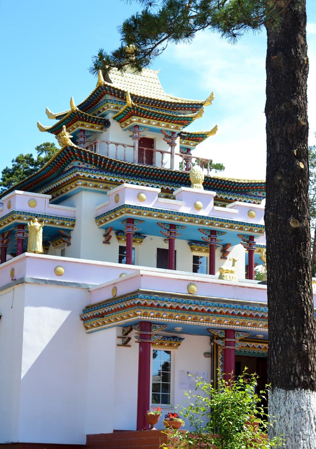 Вид на Читинский дацан. Июнь 2016.