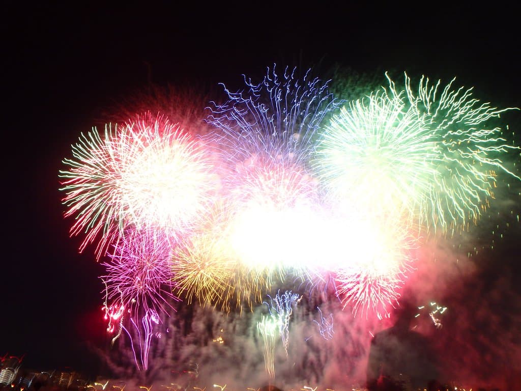 第３８回足立の花火。