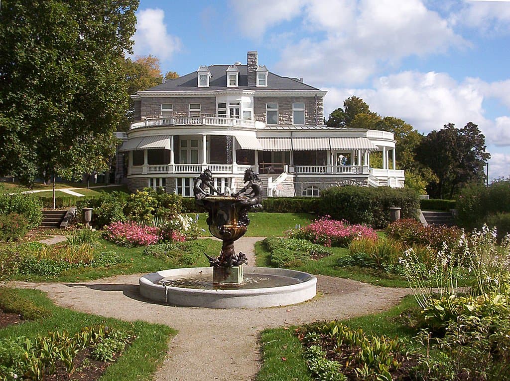 View of Fulford Place from the Italianate garden