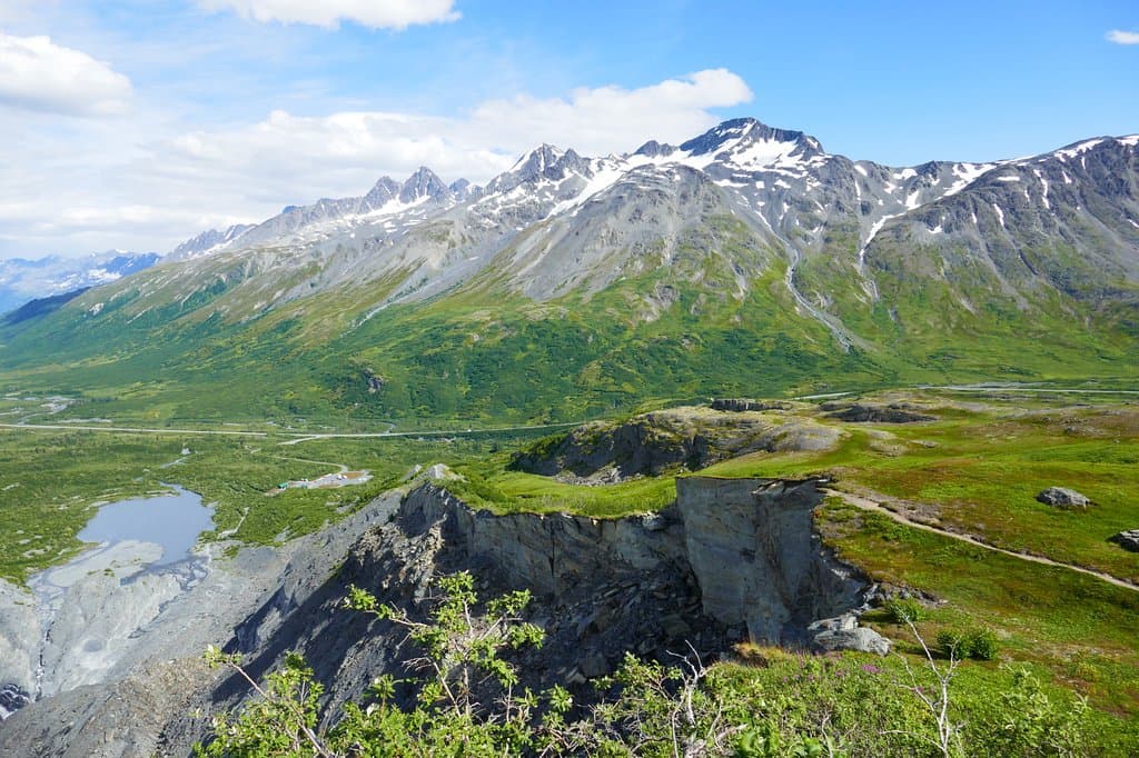 Valley view from the trail