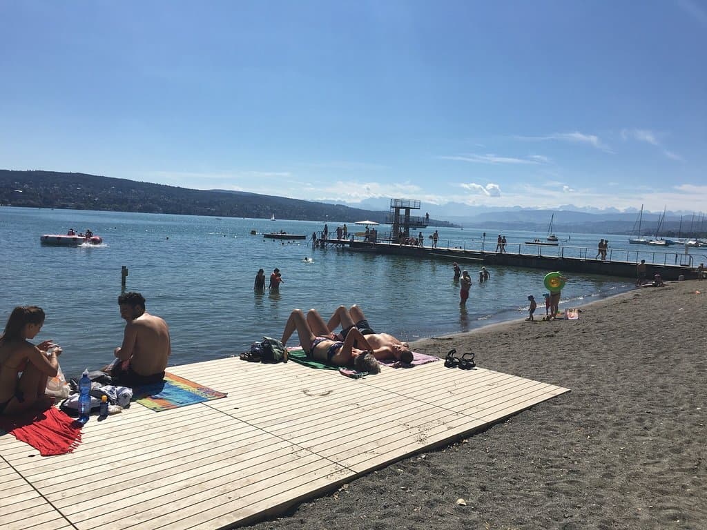 Strandbad Mythenquai Zurich Switzerland