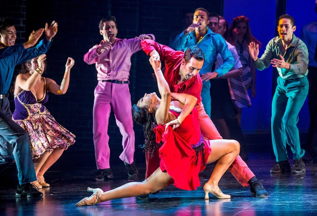 Cast of Asolo Rep's production of "West Side Story". Photo by Cliff Roles.