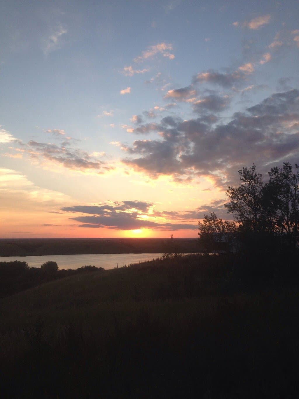Beautiful view from our campsite @ Sunset Ridge Campground