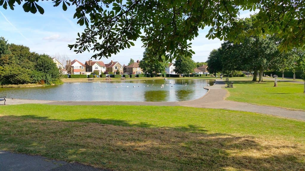 Duck pond and model boats often here