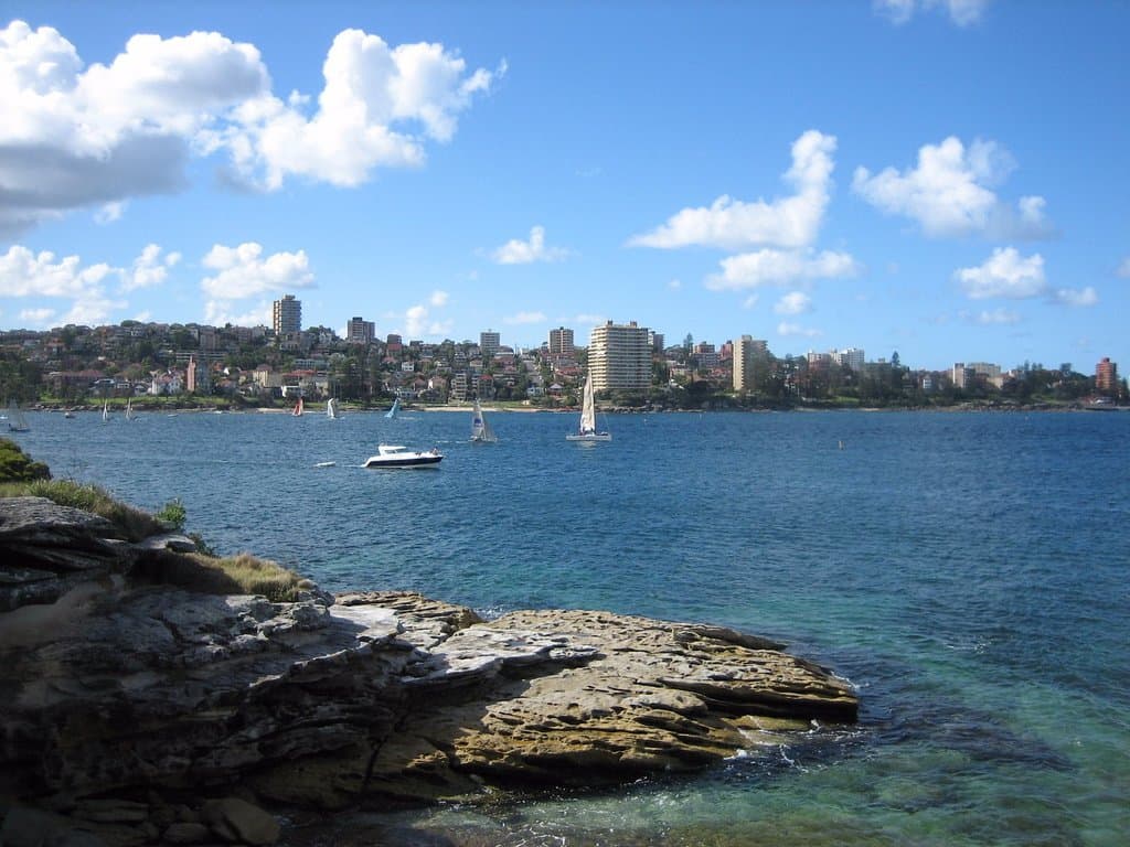 View of Manly seen from Dobroyd Head, part of Sydney Harbour National park