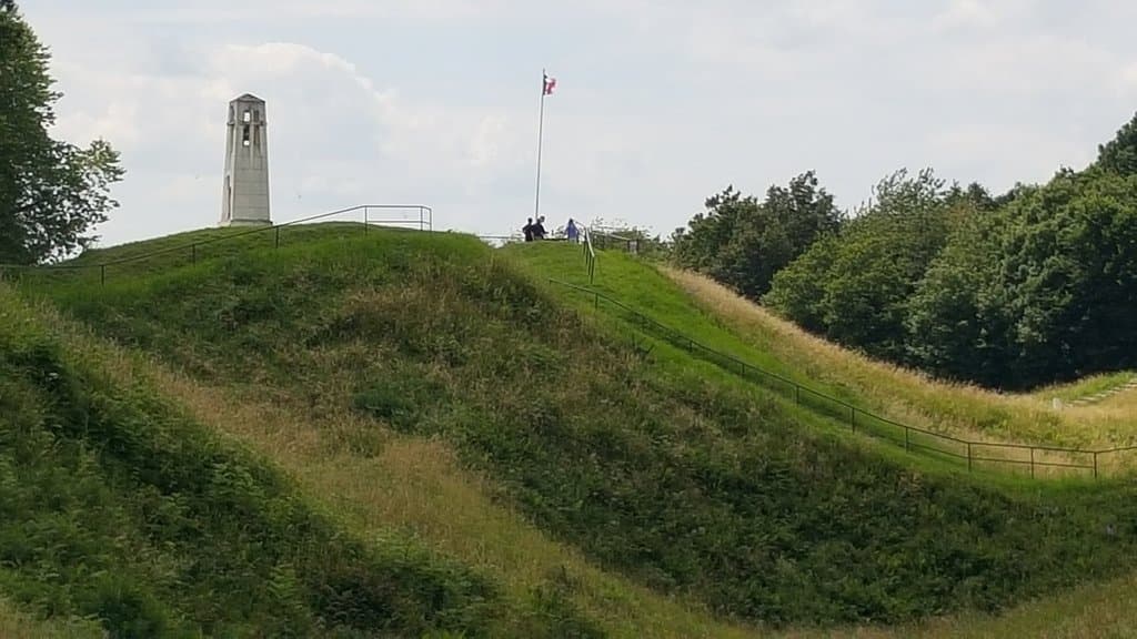 a divided hill... where a hill top town used to thrive