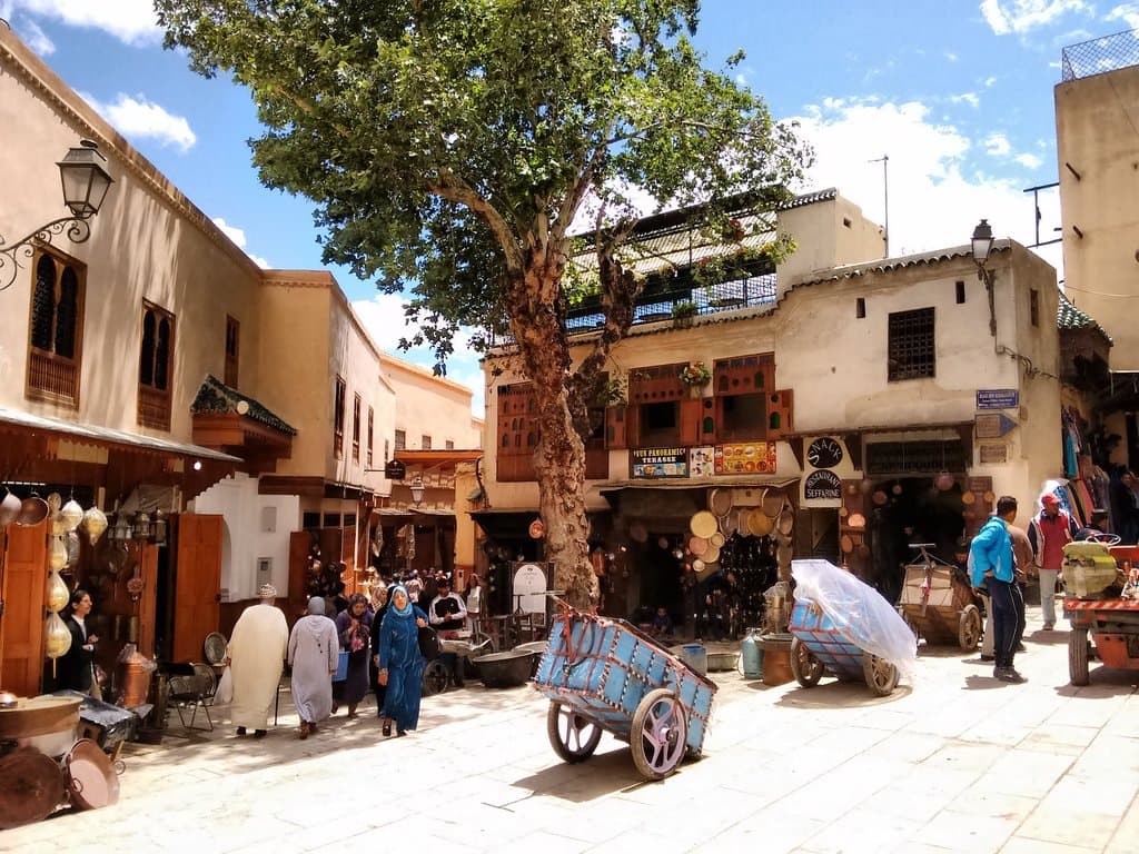 Seffarine Copper Souk Fez