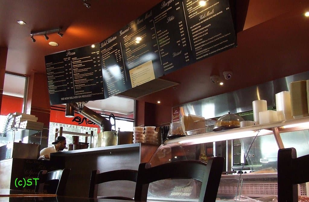 Inside and the menu