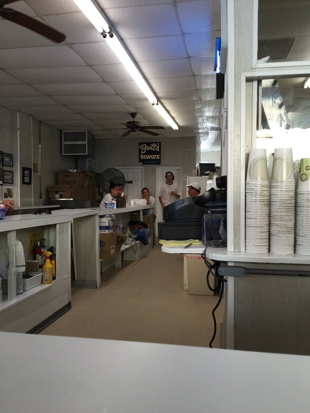 An old dirty donut shop, not worthy of the hype