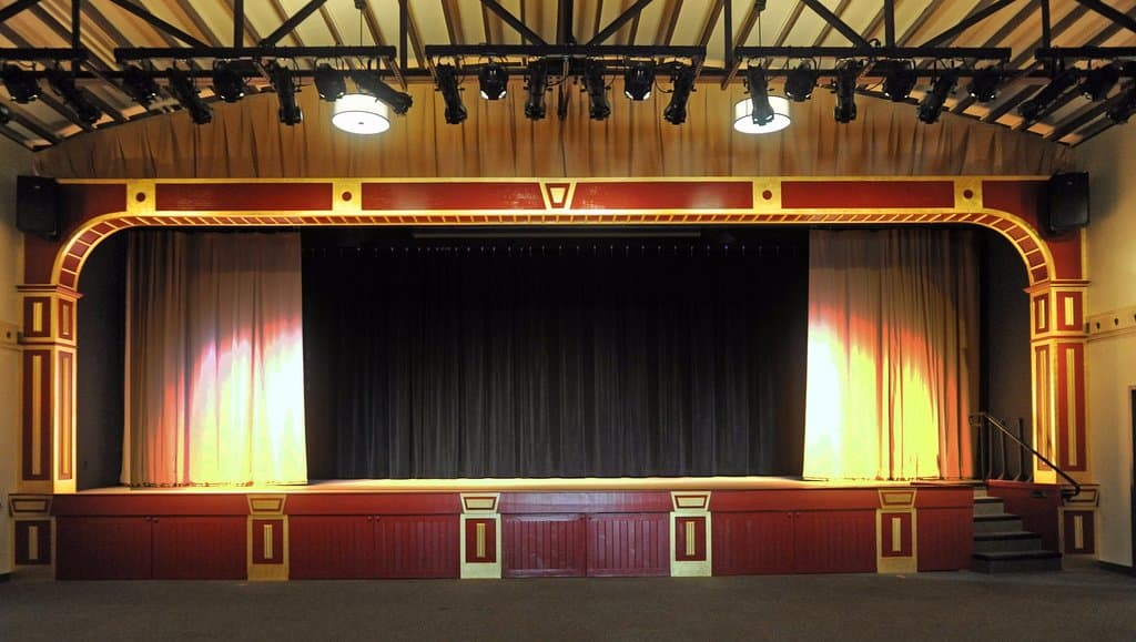 The stage 