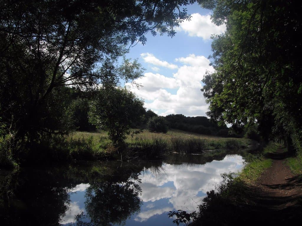 The canal at Smestow Valley Nature Reserve. Aug. 2016