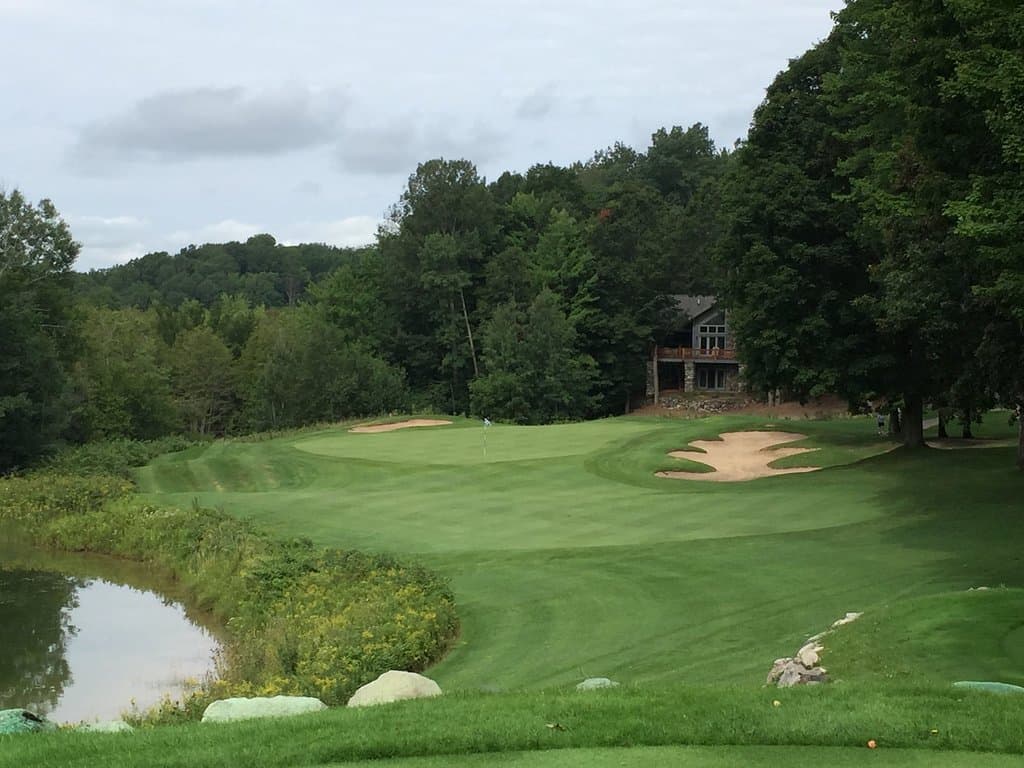 Par 3 on The Legend - huge green too.