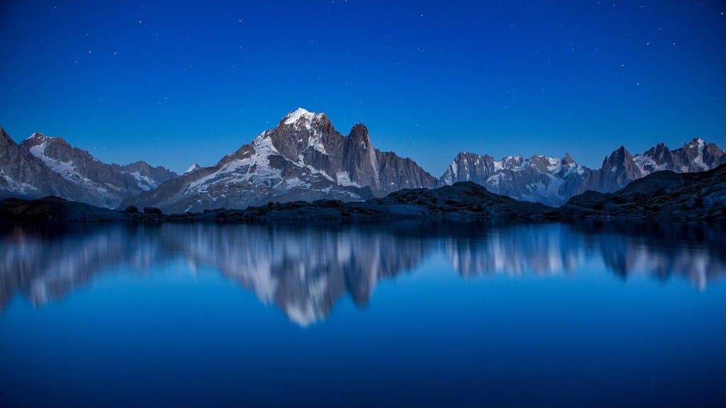 Lac Bland in fairy hour