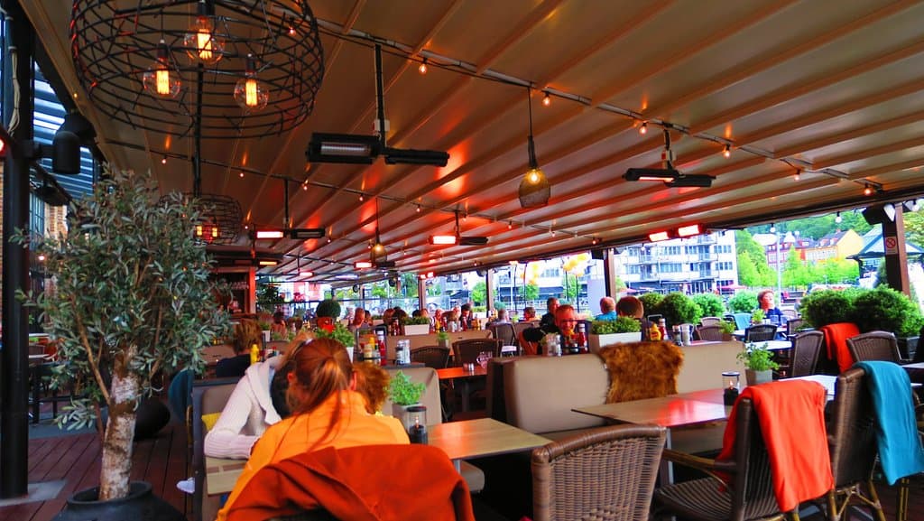 la terrasse couverte