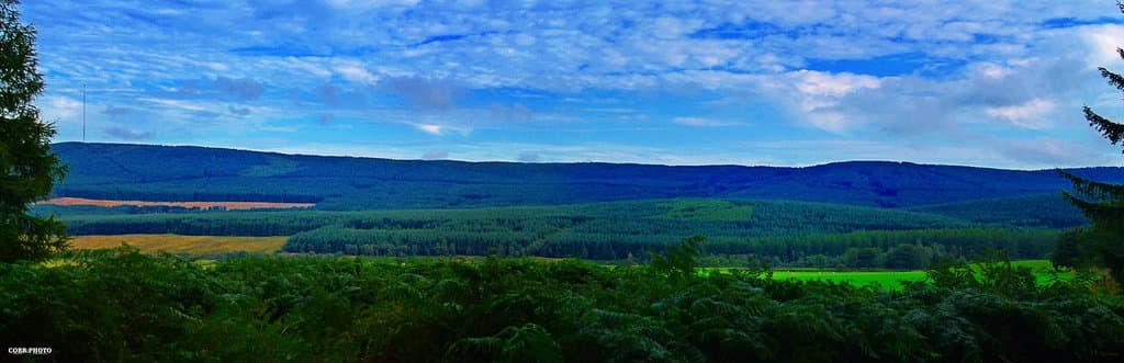 View from Mulloch Stone Circle