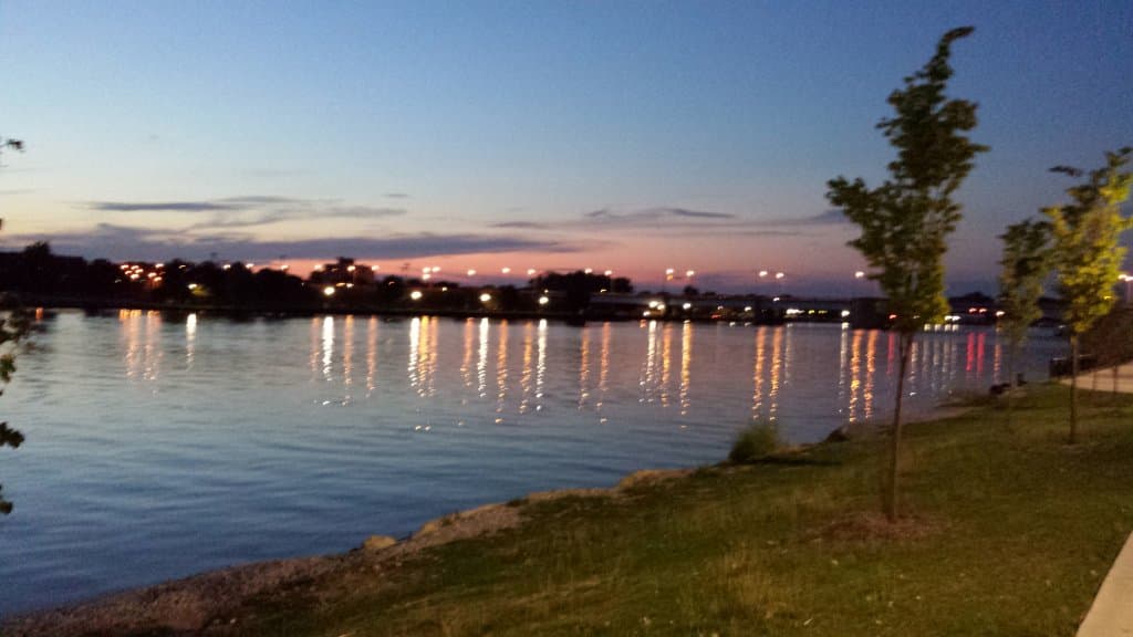 River along riverwalk