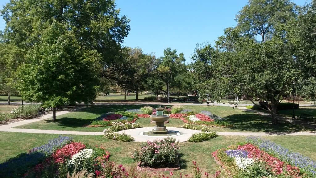 Garden view from the Gazebo