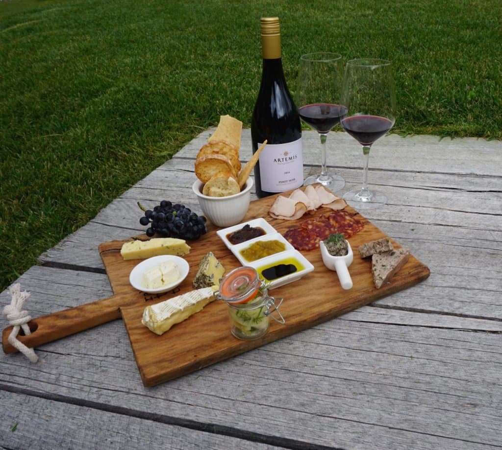 Local produce tasting boards, available all day